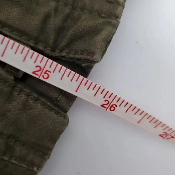 Women's J. CREW‎ Military Utility Jacket SZ S Olive Army Green Full Zip Pockets - Picture 8 of 9